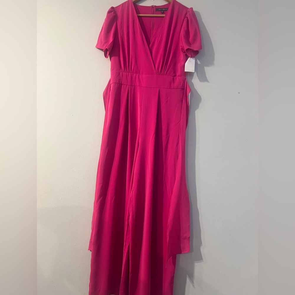Julia Jordan Pink Jumpsuit with Flowing Palazzo Pants - Picture 12 of 12